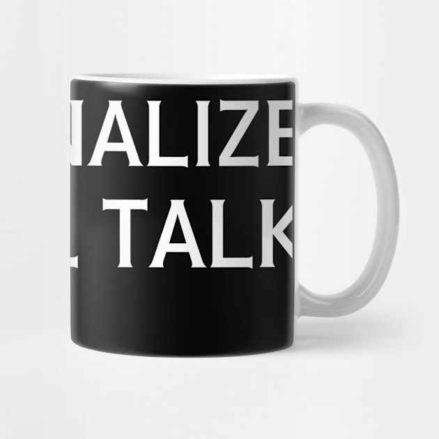 criminalize small talk ✅ by mdr design